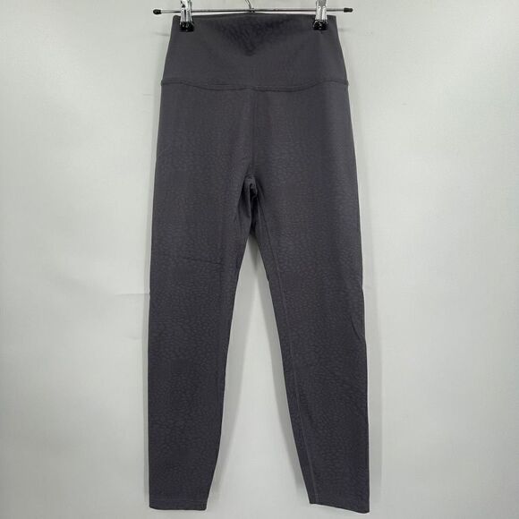 Beyond Yoga Gray High Waisted Fitted Patterned Leggings Small - Picture 1 of 5